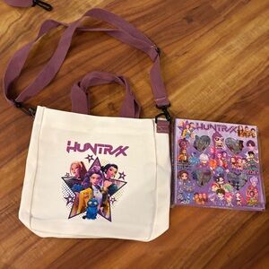 Kpop demon Hunter bag & stickers